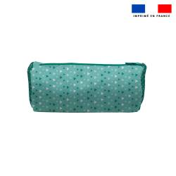 Kit trousse double compartiment motif renne + 1 trousse assortie - Création Stillistic