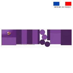 Kit trousse double compartiment motif perroquet + 1 trousse assortie - Création Stillistic