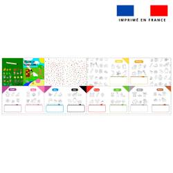 Kit livre à colorier apprendre à dessiner les couleurs