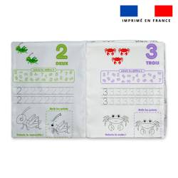 Kit livre à colorier apprendre à écrire les chiffres édition animaux