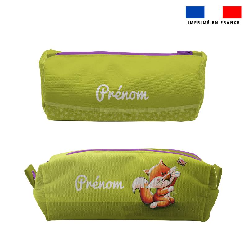 Kit trousses scolaires personnalisées - Bébé renard papillon - Création Stillistic