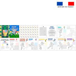 Kit livre à colorier jeux thème sport