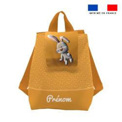 Kit sac à dos enfant personnalisé - Lapin - Création Stillistic