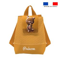 Kit sac à dos enfant personnalisé - Bébé ours - Création Stillistic