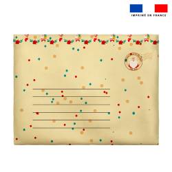 Enveloppe en tissu personnalisée - Pain d'épice