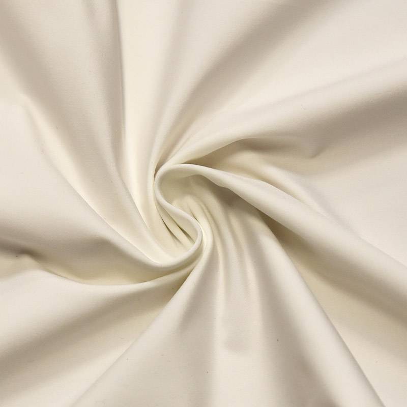 coupon - Coupon 55cm - Maille lycra thermique tubulaire blanc cassé