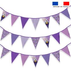 Coupon pour fanions motif ange panda - Création Stillistic