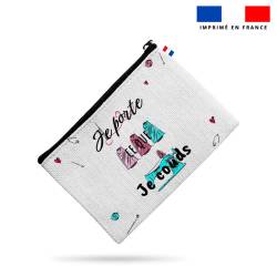 Kit pochette motif citation...