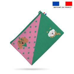 Kit pochette motif chien de...