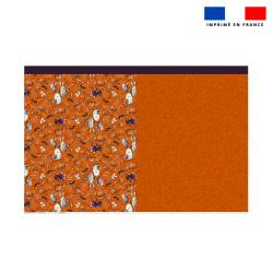 Kit sac à jouets motif fantôme orange - Création Stillistic