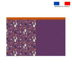 Kit sac à jouets motif fantôme violet - Création Stillistic