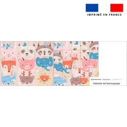 Coupon pour Calendrier de l'avent Paysage motif animaux pastel