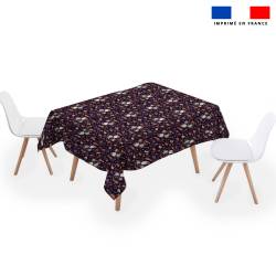 Coupon pour nappe rectangle motif fantôme noir - Création Stillistic