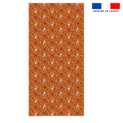 Coupon pour nappe rectangle motif fantôme orange - Création Stillistic