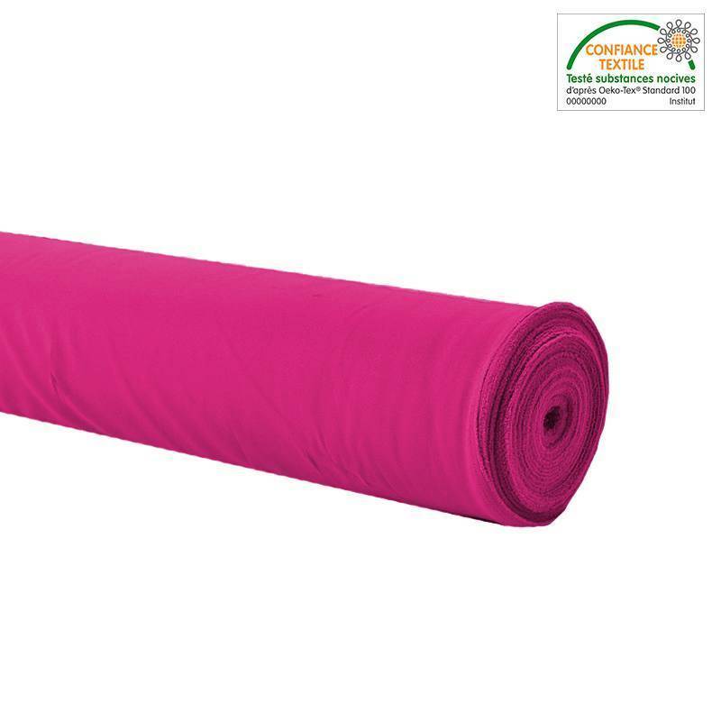 Rouleau 50m Burlington infroissable fuchsia