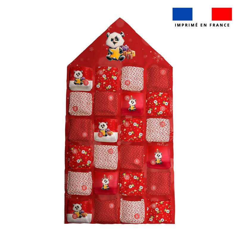 Coupon pour Calendrier de l'avent motif panda de noel - Création Stillistic