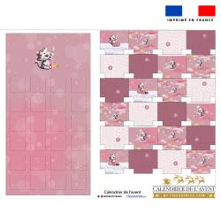 Coupon pour Calendrier de l'avent motif tigre blanc de noel - Création Stillistic