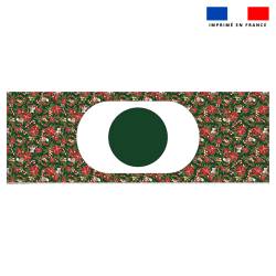 Kit sac seau motif animaux couronne et fleur de noel  - Création Stillistic