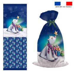 Kit hotte de Noel motif...