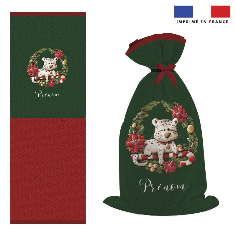 Kit hotte personnalisé motif Panthère christmas - Création Stillistic