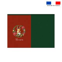 Kit hotte personnalisé motif Renne christmas - Création Stillistic