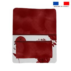 Kit pochette ardoise motif souris aquarelle