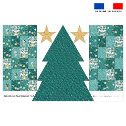 Coupon pour Calendrier de l'avent Sapin motif animaux du froid - Création Stillistic