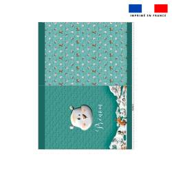 Kit hotte personnalisée motif animaux du froid ours - Création Stillistic