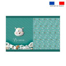 Kit hotte personnalisée motif animaux du froid - Création Stillistic