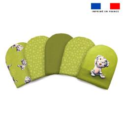 Kit mini-gants nettoyants motif bébé dalmatien - Création Stillistic