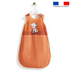 Coupon pour gigoteuse motif bébé chat - Création Stillistic