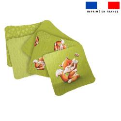 Coupon lingettes lavables motif bébé renard - Création Stillistic