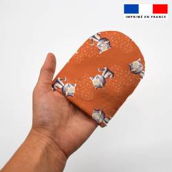 Kit mini-gants nettoyants motif bébé chat - Création Stillistic