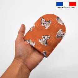 Kit mini-gants nettoyants motif bébé koala - Création Stillistic