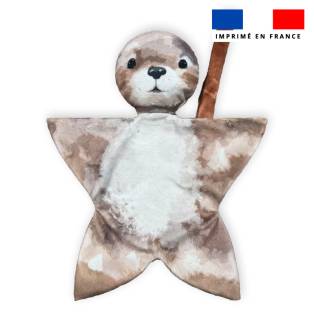 Kit doudou à coudre motif loutre