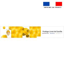 Kit protège livret de famille personnalisé - Lionceau aquarelle