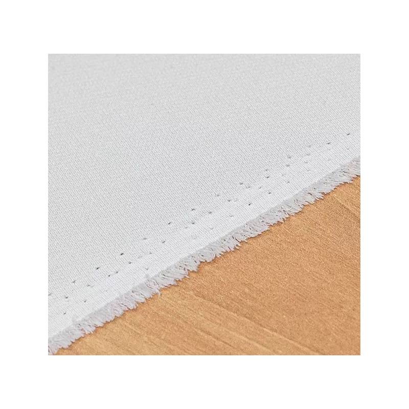 coupon - Coupon 65cm - Tissu venezia blanc