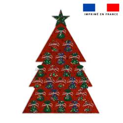 Coupon pour Calendrier de l'avent Sapin motif Souris de noel - Création Stillistic