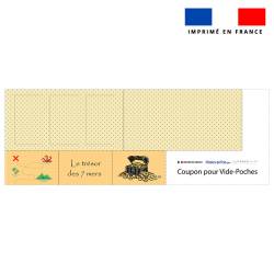 Coupon pour vide-poches motif pirate