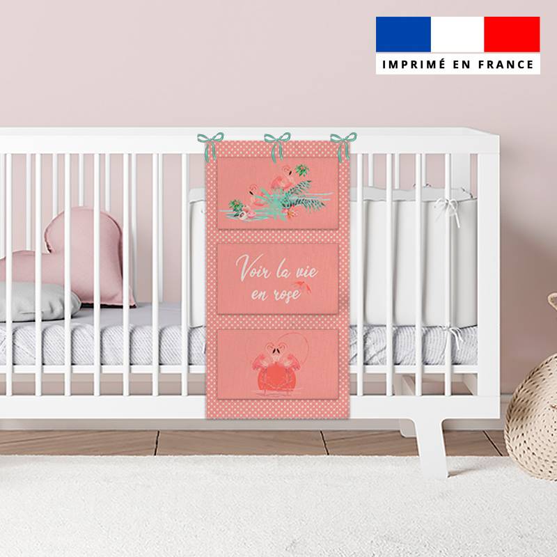 Coupon pour vide-poches motif flamant rose