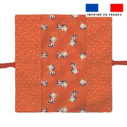 Kit protège livret de famille motif bébé chat - Création Stillistic