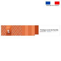 Kit protège livret de famille motif bébé chat - Création Stillistic