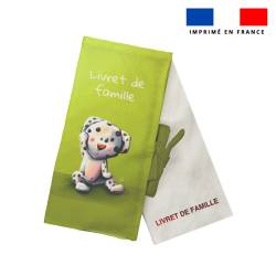 Kit protège livret de famille motif bébé dalmatien - Création Stillistic