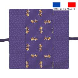 Kit protège livret de famille motif girafe - Création Stillistic