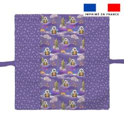 Kit protège livret de famille motif panda ange - Création Stillistic