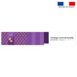 Kit protège livret de famille motif hyène - Création Stillistic