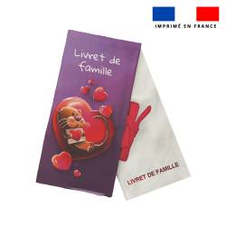 Kit protège livret de famille motif loutre - Création Stillistic