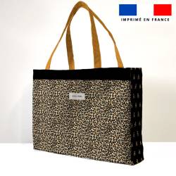 Kit couture sac cabas motif noël sauvage