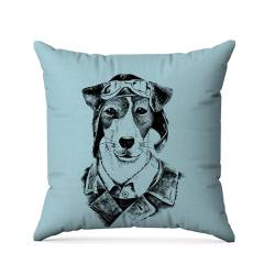 Coupon 45x45 cm motif chien hipster