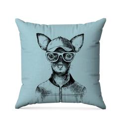 Coupon 45x45 cm motif chihuahua hipster